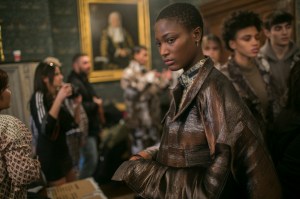 Backstage at Edward Crutchley Fall 2018
