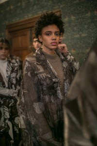 Backstage at Edward Crutchley Fall 2018