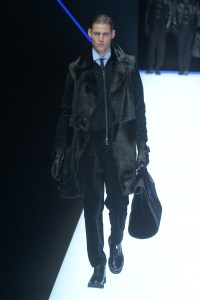 Model on the catwalk