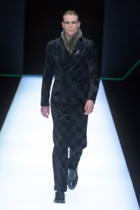 Model on the catwalk