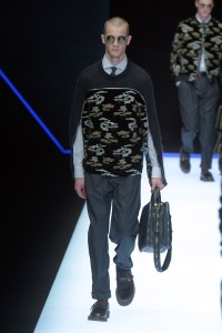 Model on the catwalk