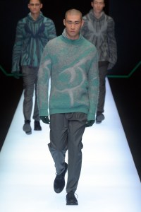 Model on the catwalk