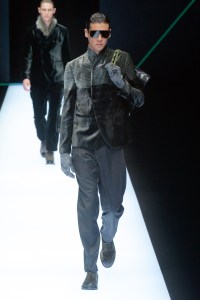 Model on the catwalk
