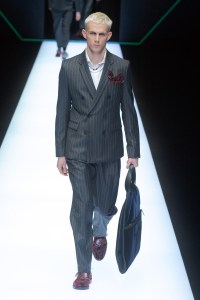 Model on the catwalk