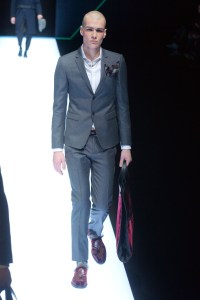 Model on the catwalk
