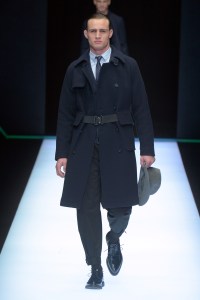 Model on the catwalk