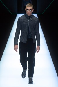 Model on the catwalk