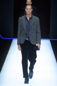 Model on the catwalk