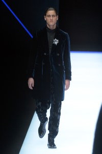 Model on the catwalk