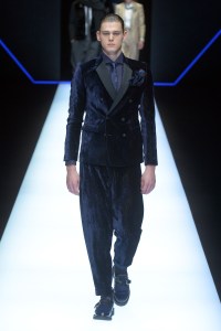 Model on the catwalk