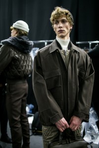 Backstage at Ermenegildo Zegna Men's Fall 2018