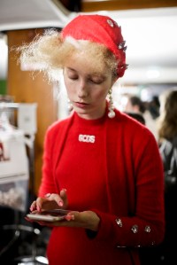 Backstage at GCDS Men's Fall 2018