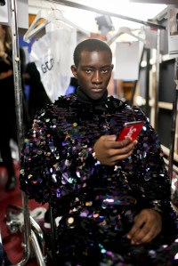 Backstage at GCDS Men's Fall 2018