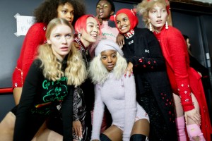 Backstage at GCDS Men's Fall 2018