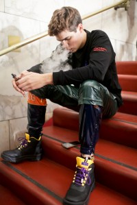 Backstage at GCDS Men's Fall 2018