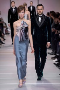 Models on the catwalk