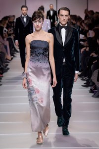 Models on the catwalk