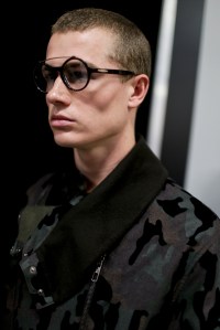 Backstage at Giorgio Armani Men's Fall 2018