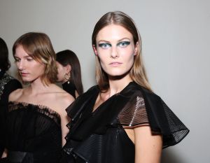 ÒItÕs about a strong, boyish girl in general,Ó said Guido Palau, working with Redken, referring to the beauty look at GivenchyÕs couture show. ÒSo thereÕs a lot of girls with haircuts, short hair. Some are going to have a beautiful chignon. Fashion is about individualism, and I really wanted [this] to feel boyish but [while] still just making the girl the most beautiful she could be.Ó Not much product was used on tresses here Ñ only a bit of Redken Wind Blown 05 dry hairspray. Ñ Jennifer Weil