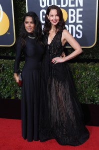 Salma Hayek and Ashley Judd, Golden Globes 2018
