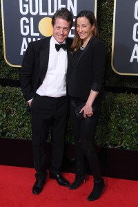 Hugh Grant and Anna Eberstein, Golden Globes 2018