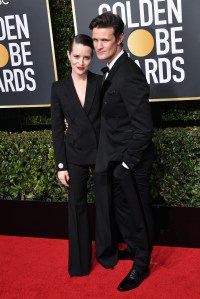 Claire Foy and Matt Smith, Golden Globes 2018