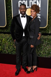 Sterling K. Brown and Ryan Michelle Bathe, Golden Globes 2018