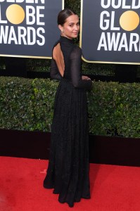 Alicia Vikander, Golden Globes 2018