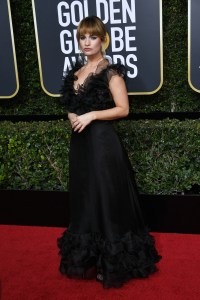 Lily James, Golden Globes 2018
