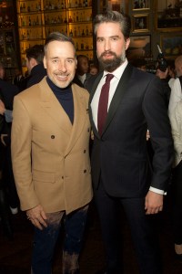 David Furnish and Jack Guinness