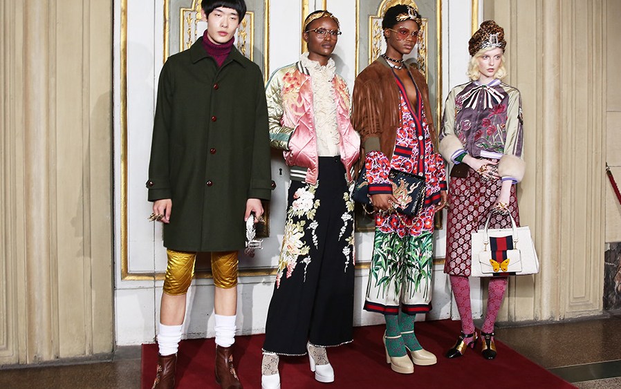 Exclusive pictures of the Gucci Resort 2018 show in Florence