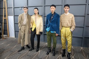 Backstage at Haider Ackermann Men's Fall 2018