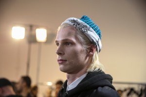 Backstage at Haider Ackermann Men's Fall 2018