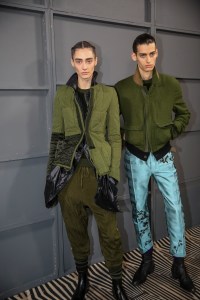 Backstage at Haider Ackermann Men's Fall 2018