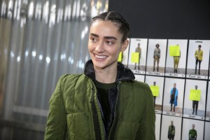 Backstage at Haider Ackermann Men's Fall 2018