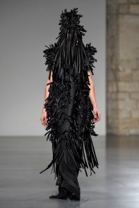 Model on the catwalk