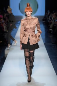 Model on the catwalk