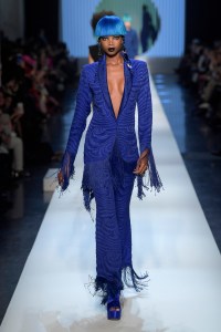 Model on the catwalk
