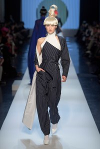Model on the catwalk