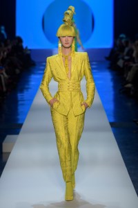 Model on the catwalk