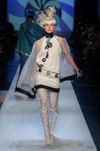 Model on the catwalk