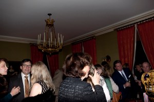 The atmosphere at the party.