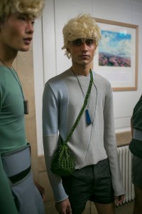 Backstage at Kiko Kostadinov Men's Fall 2018