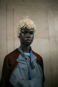 Backstage at Kiko Kostadinov Men's Fall 2018