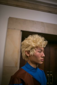 Backstage at Kiko Kostadinov Men's Fall 2018