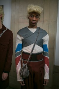 Backstage at Kiko Kostadinov Men's Fall 2018