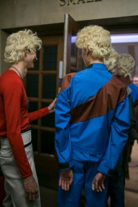 Backstage at Kiko Kostadinov Men's Fall 2018