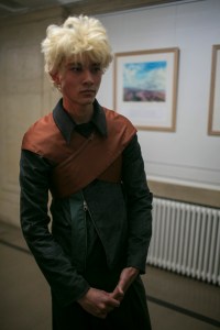 Backstage at Kiko Kostadinov Men's Fall 2018