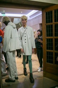 Backstage at Kiko Kostadinov Men's Fall 2018
