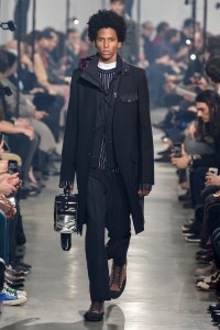 Model on the catwalk